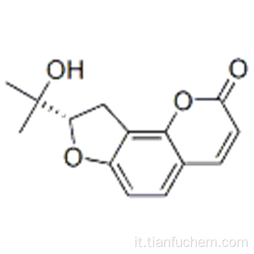 2H-Furo [2,3-h] -1-benzopiran-2-one, 8,9-diidro-8- (1-idrossi-1-metiletile) CAS 3804-70-4